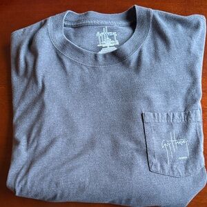Guy Harvey Charcoal Pocket Tee